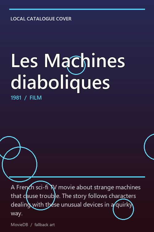 Les Machines diaboliques poster
