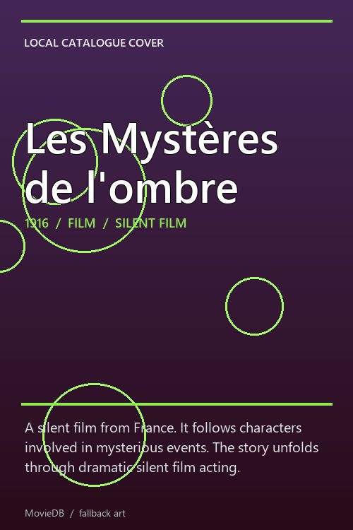 Les Mystères de l'ombre poster
