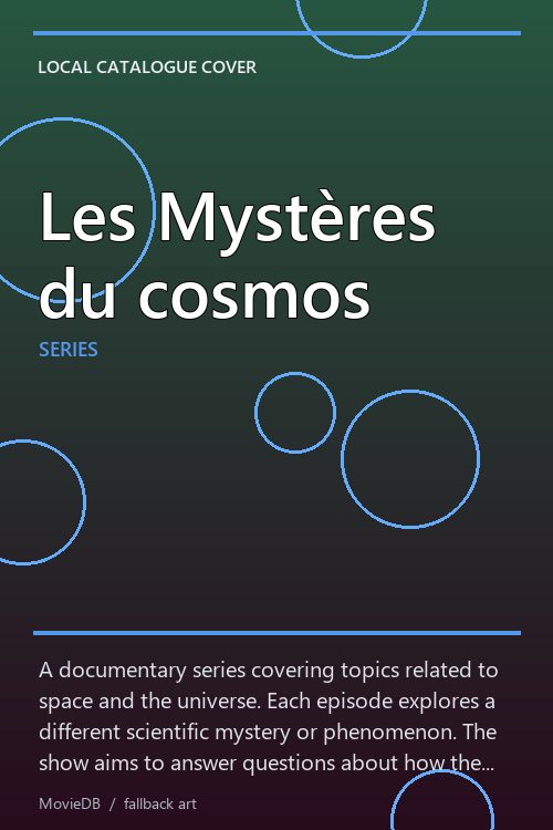 Les Mystères du cosmos poster