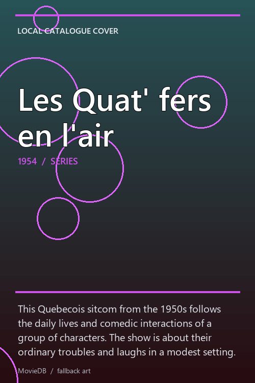 Les Quat' fers en l'air poster