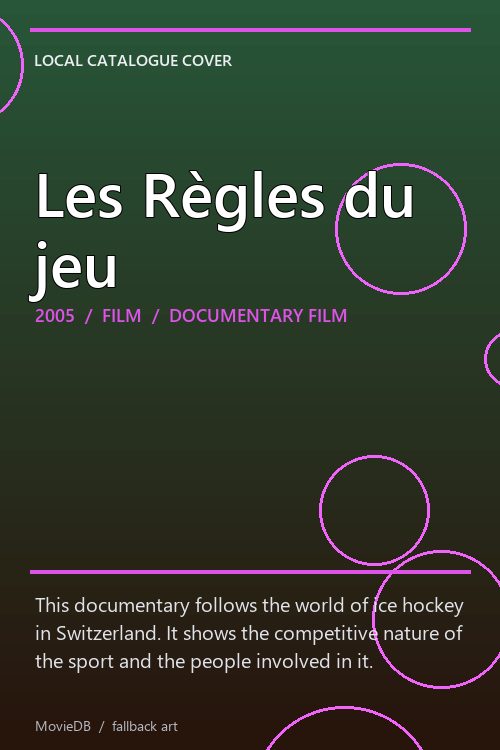 Les Règles du jeu poster