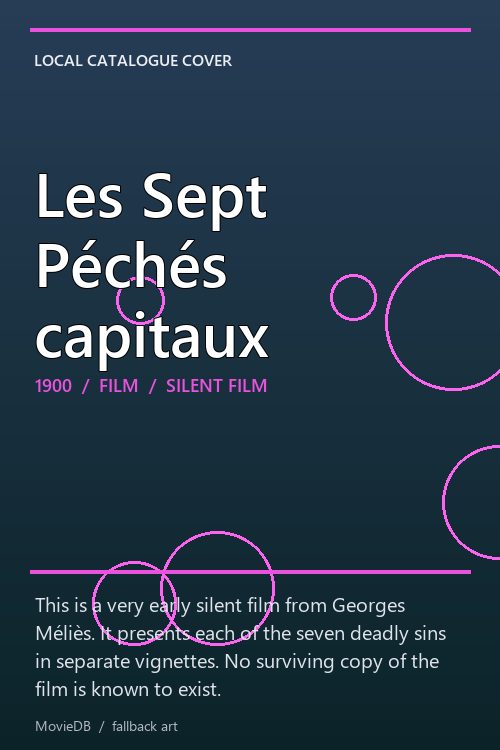 Les Sept Péchés capitaux poster