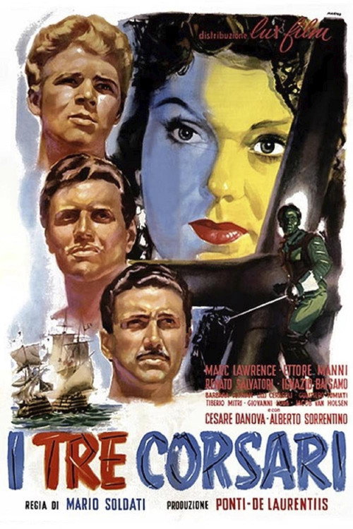 I tre corsari poster