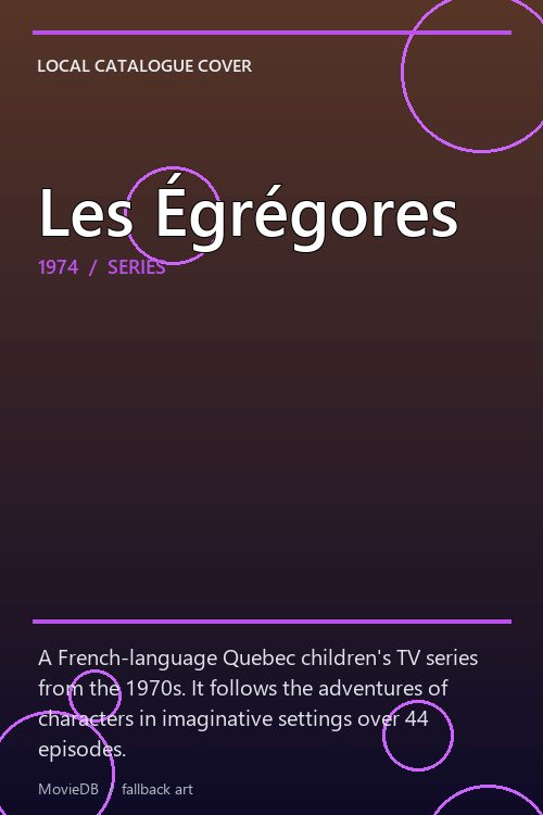 Les Égrégores poster