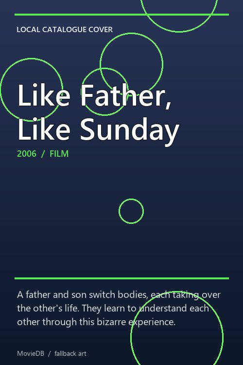 Like Father, Like Sunday poster