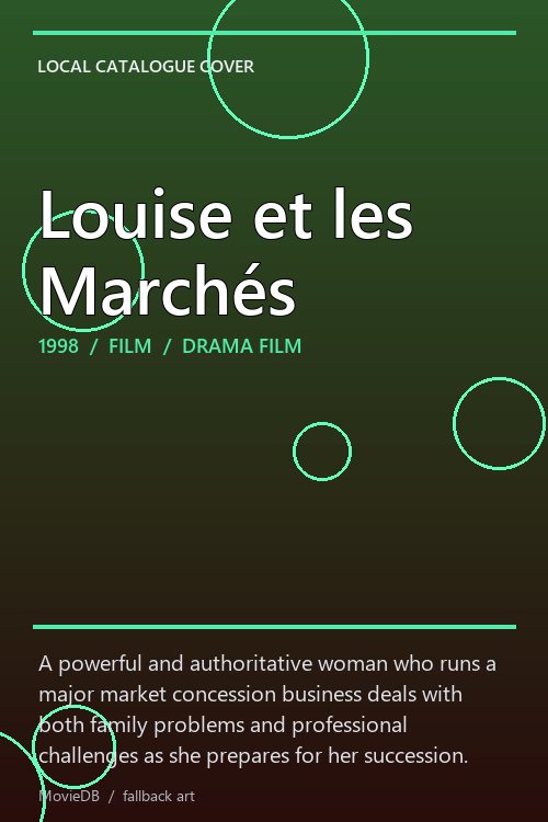 Louise et les Marchés poster