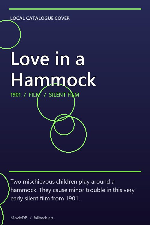 Love in a Hammock poster