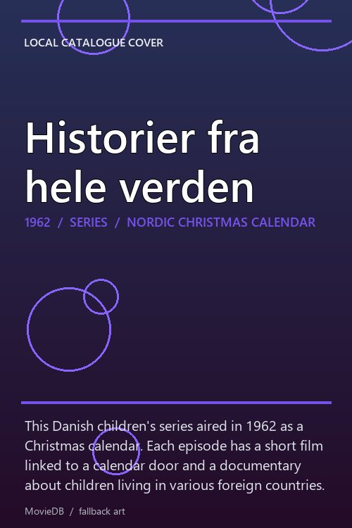 Historier fra hele verden poster
