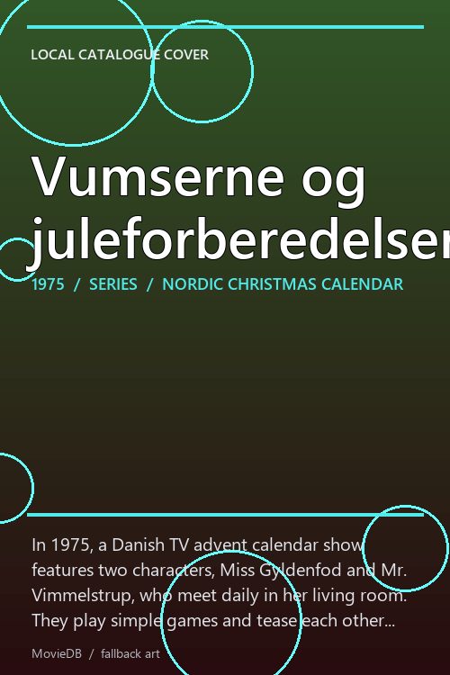Vumserne og juleforberedelser poster