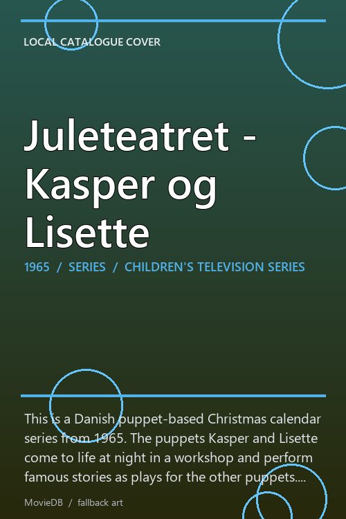 Juleteatret - Kasper og Lisette poster