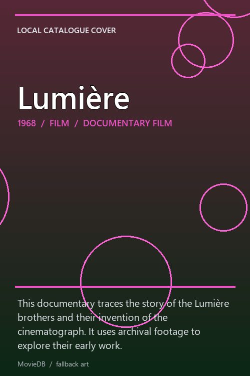 Lumière poster