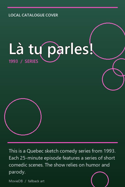 Là tu parles! poster