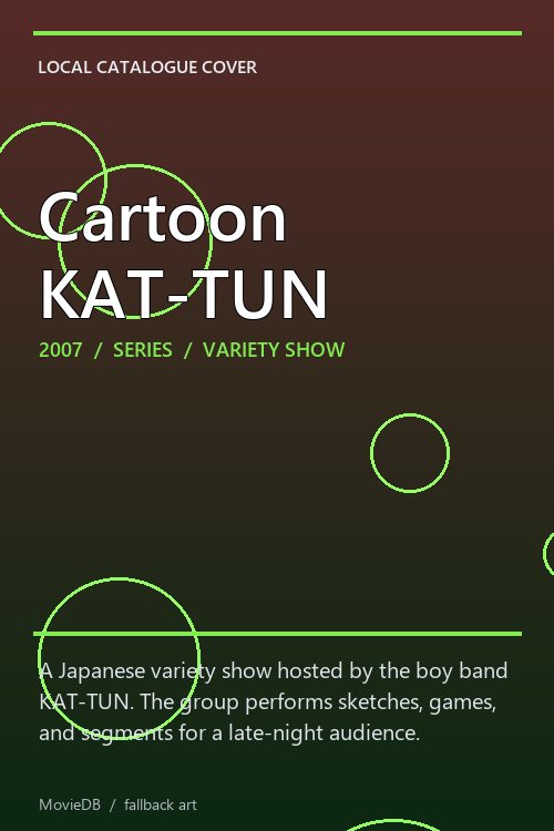 Cartoon KAT-TUN poster