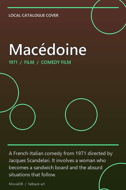 Macédoine poster