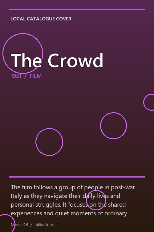 The Crowd poster
