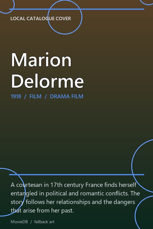 Marion Delorme poster