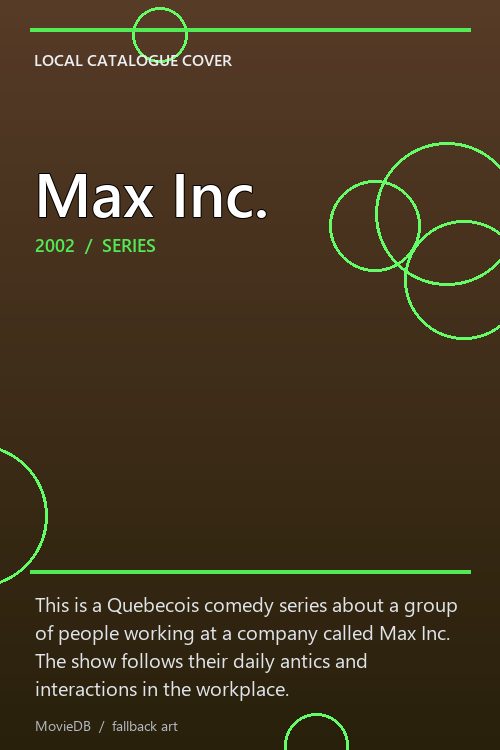 Max Inc. poster
