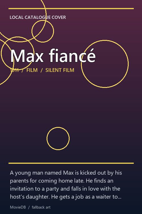 Max fiancé poster
