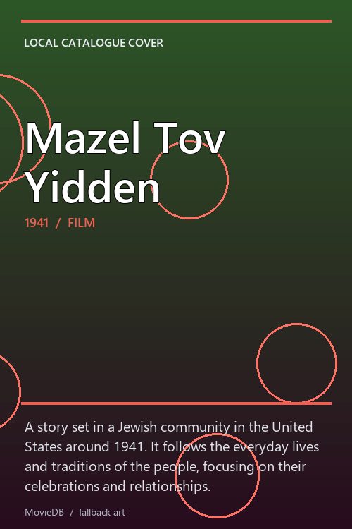 Mazel Tov Yidden poster