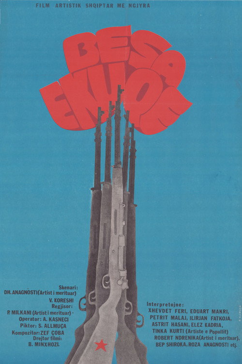 Besa e kuqe poster