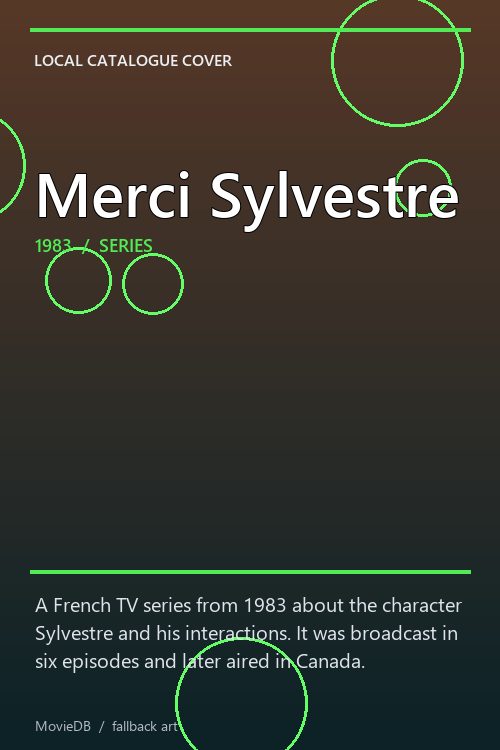 Merci Sylvestre poster