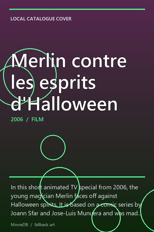 Merlin contre les esprits d'Halloween poster