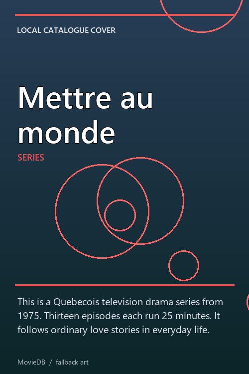 Mettre au monde poster