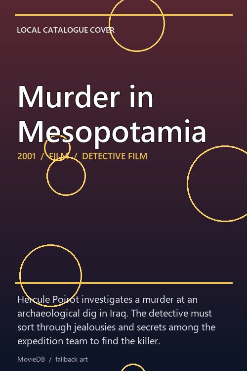Murder in Mesopotamia poster