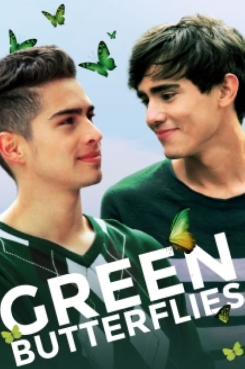 Green Butterflies poster