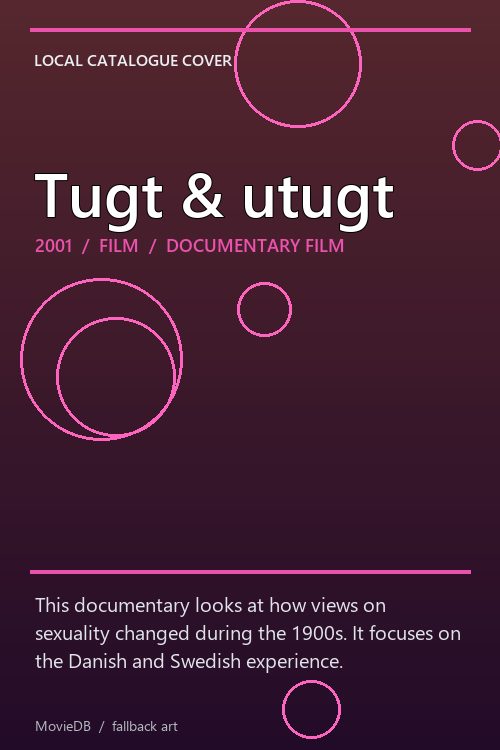 Tugt & utugt poster