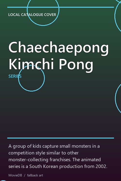 Chaechaepong Kimchi Pong poster