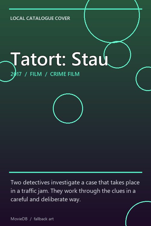 Tatort: Stau poster