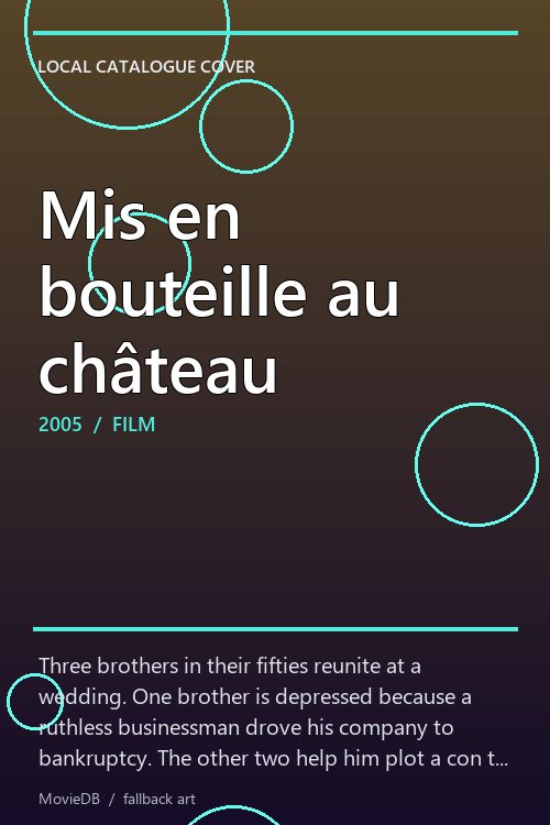 Mis en bouteille au château poster