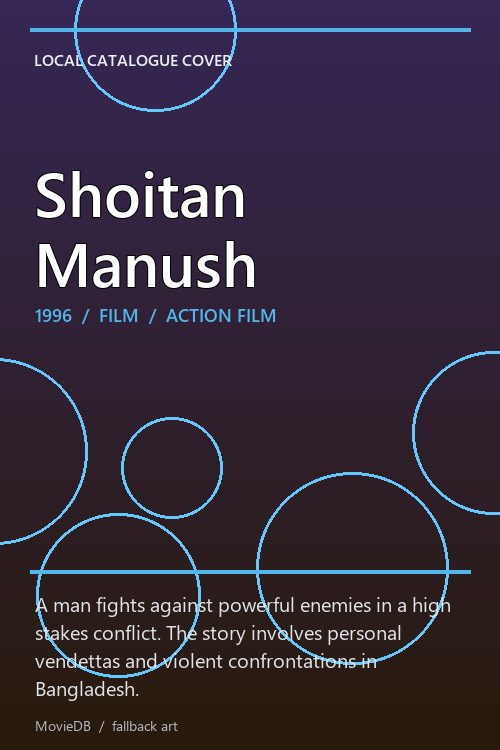 Shoitan Manush poster