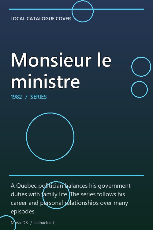 Monsieur le ministre poster
