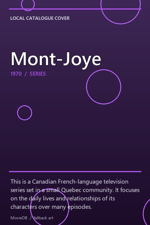 Mont-Joye poster
