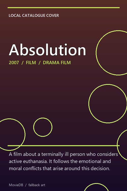 Absolution poster