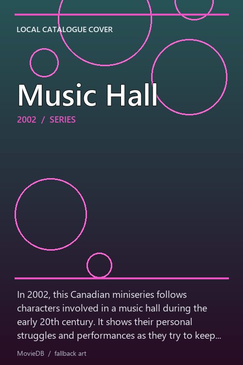 Music Hall poster