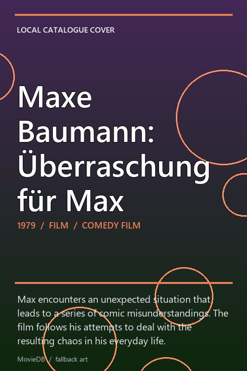 Maxe Baumann: Überraschung für Max poster