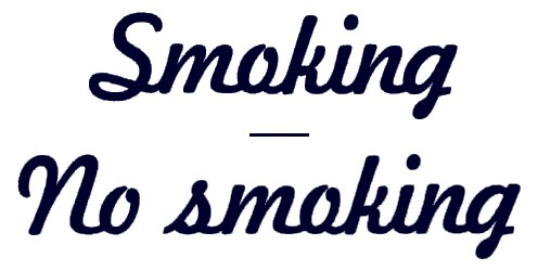 No smoking poster