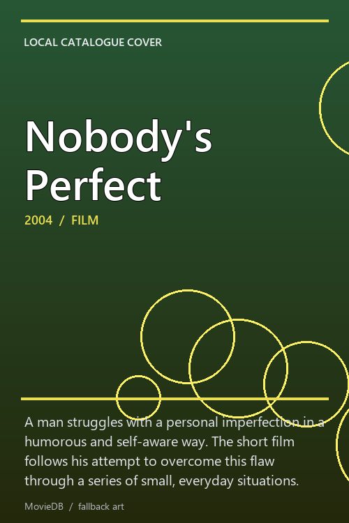 Nobody's Perfect poster
