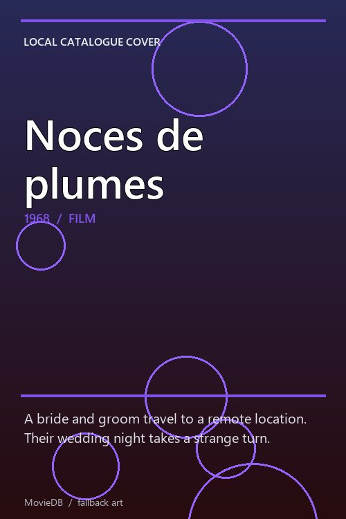 Noces de plumes poster