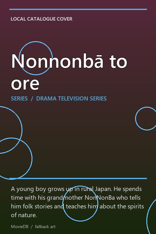 Nonnonbā to ore poster