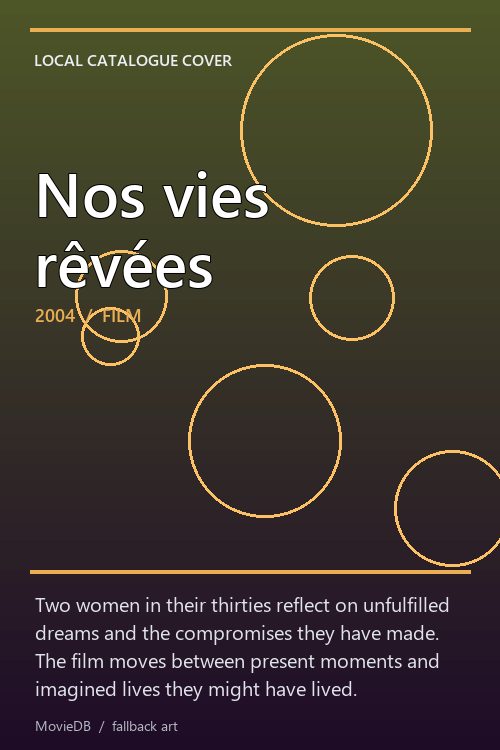 Nos vies rêvées poster
