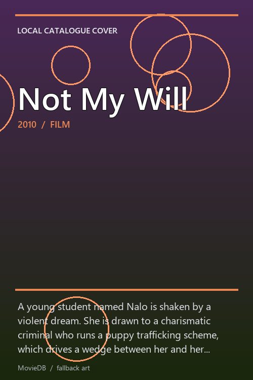 Not My Will poster