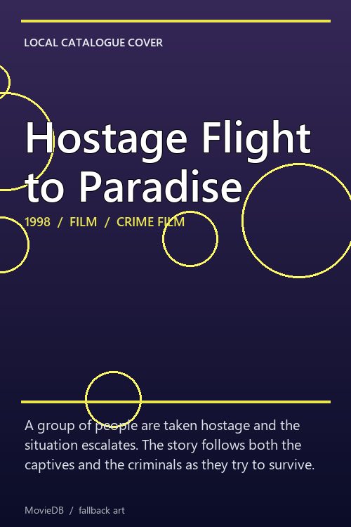 Hostage Flight to Paradise poster