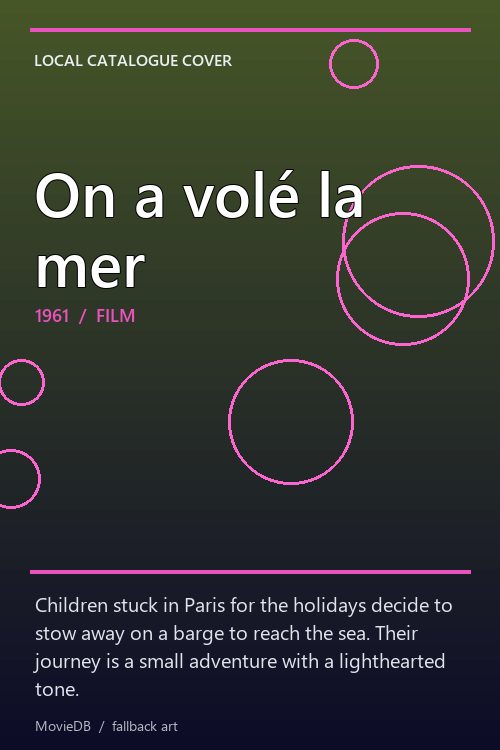 On a volé la mer poster