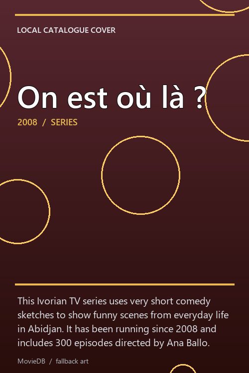 On est où là ? poster
