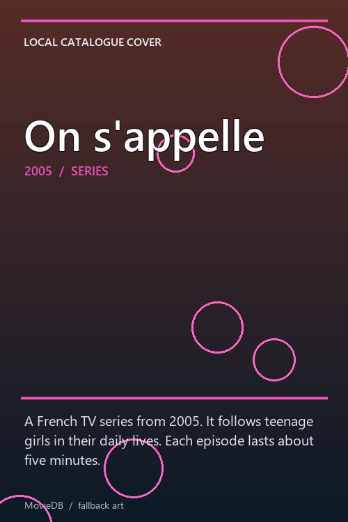 On s'appelle poster