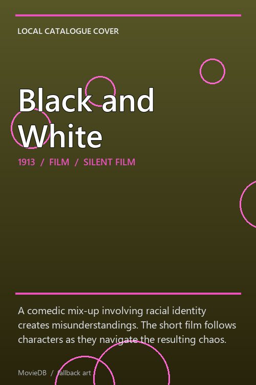 Black and White poster